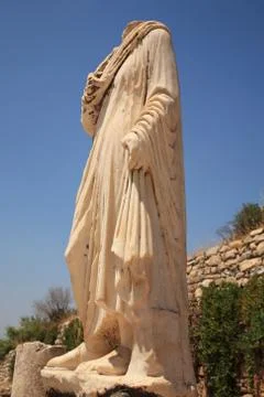 Headless Statue at Ephesus Stock Photos