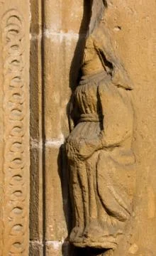 Headless statue of virgin Stock Photos