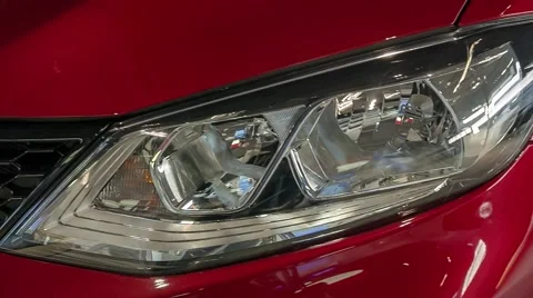 Headlight of the car Видео 62681848