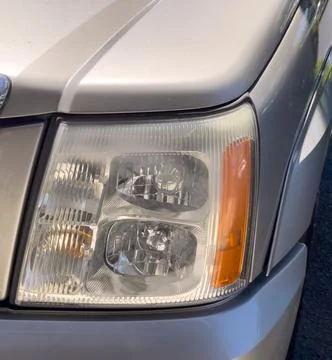 The headlight of a car Stock Photos