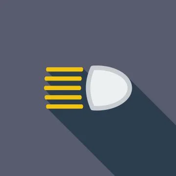 Headlight icon Stock Illustration