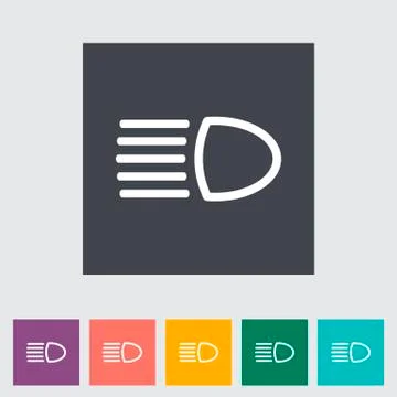 Headlight Stock Illustration
