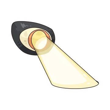 Headlight illustration Stock Illustration