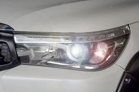 Headlight lamp front Stock Photos