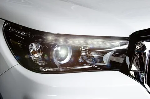 Headlight lamp front Foto stock