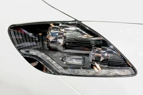 Headlight of a nice car 写真素材