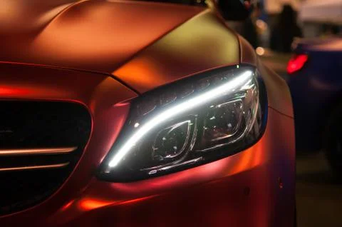 Headlight. Stock Photos