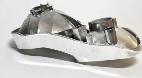 Headlight reflector side view, part of reflector assembly Stock Photos