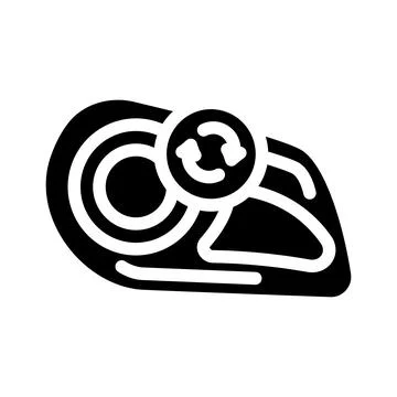 Headlight replacement glyph icon vector illustration Stock Illustration