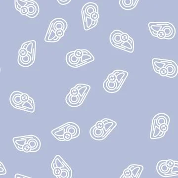 Headlight replacement line vector seamless pattern Stock Illustration