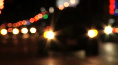 Headlights 03 Stock Footage 1216785