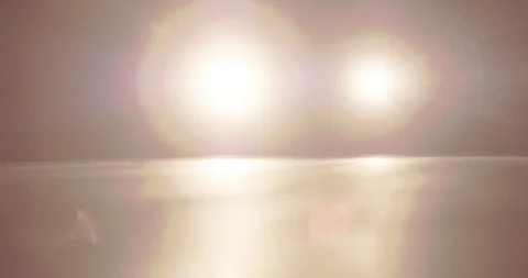 Headlights and shallow focus play Video stock 92383517