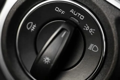 Headlights button Stock Photos