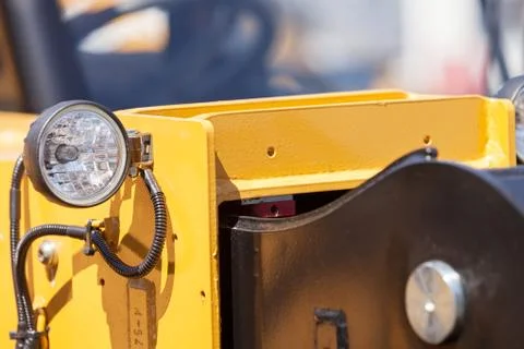 Headlights on the machine Stock Photos