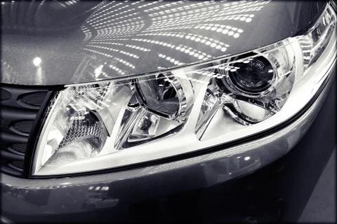 Headlights Stock Photos
