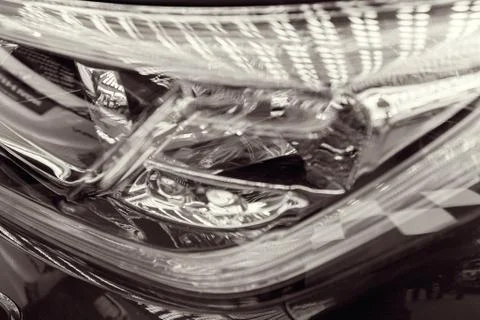 Headlights Stock Photos