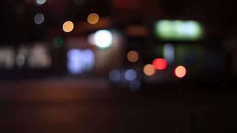 Headlights in time lapse car traffic at night Stock Footage 125803620