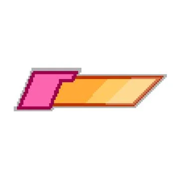 Headline news lower third pixel art vector illustration イラスト素材