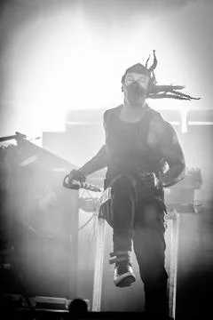  Headliners, The Prodigy close the Main Stage on final day at T In The Par... Stock Photos