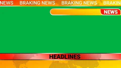 Headlines animation with looping motion Stock Footage 226994080