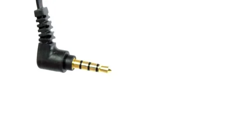 Headphone cable footage 4k Stock Footage 63078545