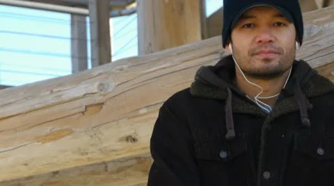 Headphone closeup Vidéo 10730770