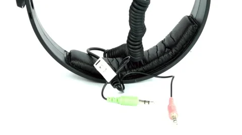 Headphone Footage 4k Stock Footage 63078393