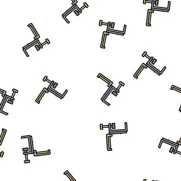 Headphone hanger vector seamless pattern 库存插图