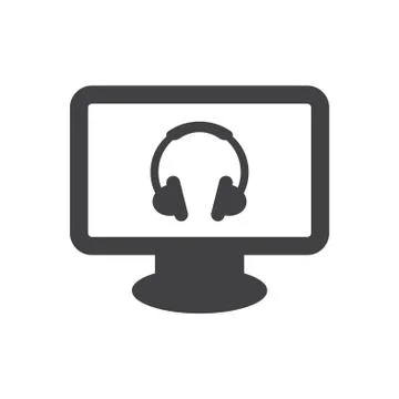 Headphone Icon, Headphone Icon Vector, Headphone Icon JPG, Headphone Icon JPE Stock Illustration