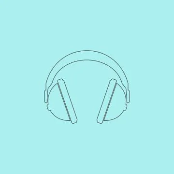 Headphone icon Stock Illustration