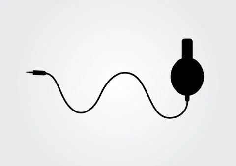 Headphone icon Stock Illustration