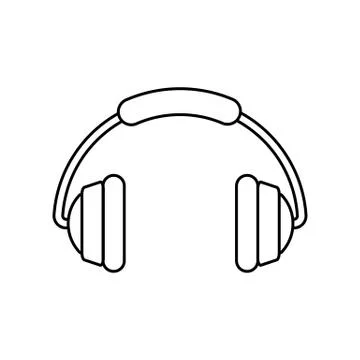 Headphone icon Stock Illustration