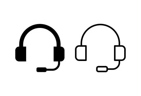 Headphone icon vector. Headset icon symbols Stock Illustration