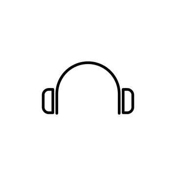 Headphone icon vector. Headset icon symbols Stock Illustration