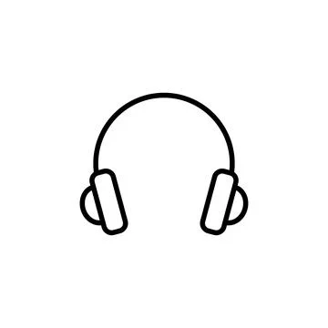 Headphone icon vector. Headset icon symbols Stock Illustration