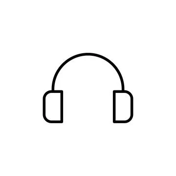 Headphone icon vector. Headset icon symbols Stock Illustration