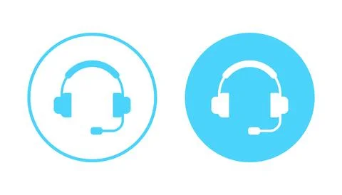 Headphone icon vector. Headvector sign and symbol Stock Illustration