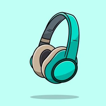 Headphone Stock Illustration