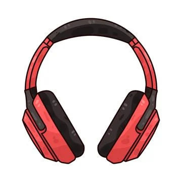 Headphone illustration Stock Illustration