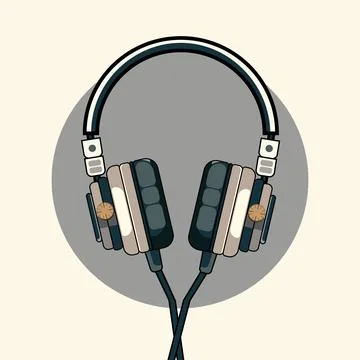 Headphone Illustration Stock Illustration