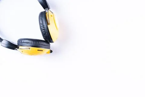 Headphone isolated Stock Photos