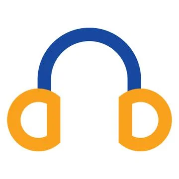 Headphone Line Icon Stock Illustration