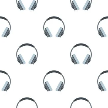 Headphone pattern seamless イラスト素材