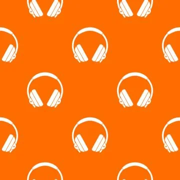 Headphone pattern seamless イラスト素材