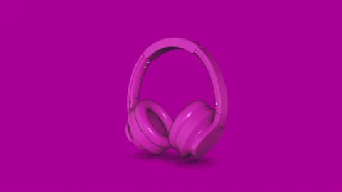 Headphone pind Stock Footage 135416678