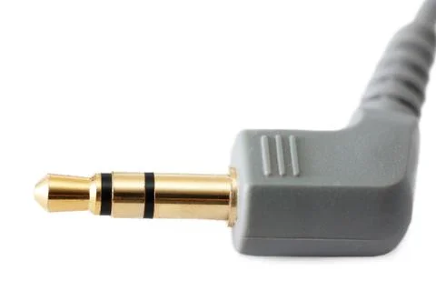 Headphone plug Stock Photos