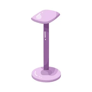 Headphone stand Stock Illustration