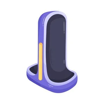 Headphone stand Stock Illustration