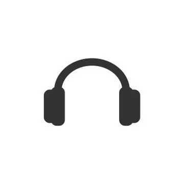 Headphone vector design template illustration Stock Illustration