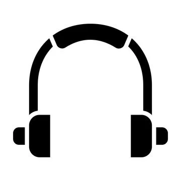 Headphone Vector Icon Design Illustration Stock Illustration